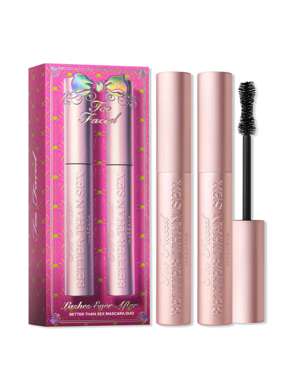 Too Faced New Lashes Ever After Full Size Set 2 Mascara Black